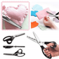 ✂️50% OFF NOW! Pinking Sewing Scissors, Zig Zag Fabric Shears Prevent Cloth Fraying for Sewing Quilting DIY Crafts