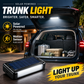 ☀️50% OFF NOW! Solar LED Trunk Light, Wireless Auto Motion Sensor Car Interior Light, 6 Color Selectable Rechargeable LED Cargo Lamp for SUV, Sedan & Van