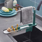 🧽50% OFF NOW! Updated Telescopic Sink Storage Rack, 2‑In‑1 Expandable Kitchen Sink Caddy Holder with Towel Bar, Adjustable Sink Organizer for Sponges, Brushes & Kitchen Utensils