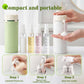 🔥50% OFF NOW!✈️ 4-in-1 Refillable Travel Dispenser Bottles – Portable Leak-Proof Travel Container Set for Shampoo, Lotion, Foaming Skincare Toiletries