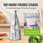 🥦50% OFF NOW! Reusable Sealable Food Storage Bags – Leakproof Aluminum Foil Freezer Bags, 3 Sizes, Write-on Label Area for Meat, Fruit, Snack & Refrigerator Organization