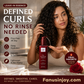 👩‍🦱50% OFF NOW! Nourishing Leave In Hair Conditioner – Curl Smoothing Essence, No Rinse Hair Serum for Frizzy Curly Hair, Deep Hydrating & Anti-Frizz Hair Care