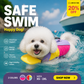 🐶50% OFF NOW! Dog Life Jacket with Chin Float, Color‑Block Pet Safety Flotation Vest with Rescue Handle, Adjustable Buckle Dog Swim Life Vest for Pool Beach Boating