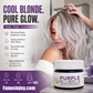 💜 LIMITED-TIME 50% OFF! ✨Moisturizing Purple Hair Mask with Long-Lasting Scent, Anti-Brass Deep Conditioning Mask for Blonde Bleached Hair