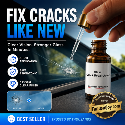 🚗Buy 1 Get 1 Free! Professional Windshield Glass Crack Repair Agent – Quick One Drop Fix, Non-Toxic Resin, Restore Crystal Clear Car Window in Minutes