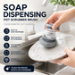 🧼50% OFF NOW! Soap‑Dispensing Pot Scrubber Brush‑ Non‑Scratch Ergonomic Dish Scrubber with Built‑in Soap Dispenser, Detachable Replaceable Cleaning Head for Pots, Pans & Cookware