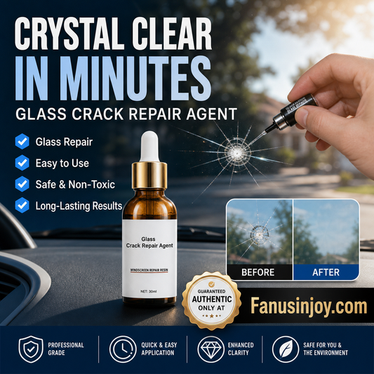 🚗Buy 1 Get 1 Free! Professional Windshield Glass Crack Repair Agent – Quick One Drop Fix, Non-Toxic Resin, Restore Crystal Clear Car Window in Minutes