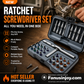🛠️50% OFF NOW! 24-in-1 Ratchet Screwdriver Set – Magnetic Multi Bits Repair Kit, Compact Portable Ratchet Screwdriver for Home DIY & Equipment Repair FB Short Video Ad Copy