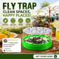 🦟 LAST DAY SPECIAL PRICE! Reusable Funnel Fly Catcher Trap, Cordless Non-Toxic Chemical-Free Fly Trap Safe for Kitchen, Patio, Farm, Kids & Pets