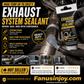 🔥50% OFF NOW! High Temperature Exhaust Repair Sealant, Heat‑Resistant Exhaust System Sealant, Strong Bond Mending Adhesive for Cracked Mufflers, Pipes, Iron & Aluminum Components