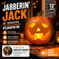 🎃50% OFF NOW! Jabberin' Jack Animated Talking & Singing Pumpkin, 3D Video Projector Jack‑O‑Lantern with Motion Sensor, Pre‑Loaded Animation Scenes for Halloween Indoor & Outdoor Decor