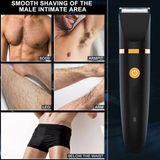 🪒50% OFF NOW! 3-in-1 Electric Hair Trimmer Set for Men‑Waterproof Body & Groin Hair Shaver, Cordless Rechargeable Grooming Clipper for All Body Areas