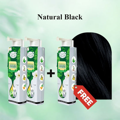 🔥Second bottle half price 🔥Pure Plant Extract Bubble Hair Dye For Gray Hair