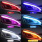 💡50% OFF NOW! Flexible Car LED Flow‑Type Signal Light (2 Pcs)‑ Multi‑Color DRL Daytime Running Light Strip, Waterproof Bendable Auto Headlight Decorative Strips for Vehicle Modification