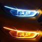 💡50% OFF NOW! Flexible Car LED Flow‑Type Signal Light (2 Pcs)‑ Multi‑Color DRL Daytime Running Light Strip, Waterproof Bendable Auto Headlight Decorative Strips for Vehicle Modification