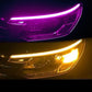 💡50% OFF NOW! Flexible Car LED Flow‑Type Signal Light (2 Pcs)‑ Multi‑Color DRL Daytime Running Light Strip, Waterproof Bendable Auto Headlight Decorative Strips for Vehicle Modification