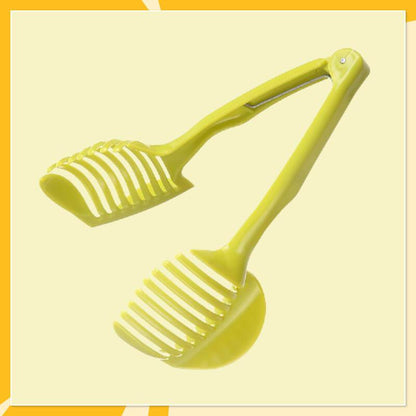 🍋50% OFF NOW! Creative Kitchen Slice Cutting Tool, Food‑Grade Aluminum Alloy Hand‑Held Slicer, Quick Slicing Holder for Lemon, Tomato, Onion & Soft Fruits Vegetables