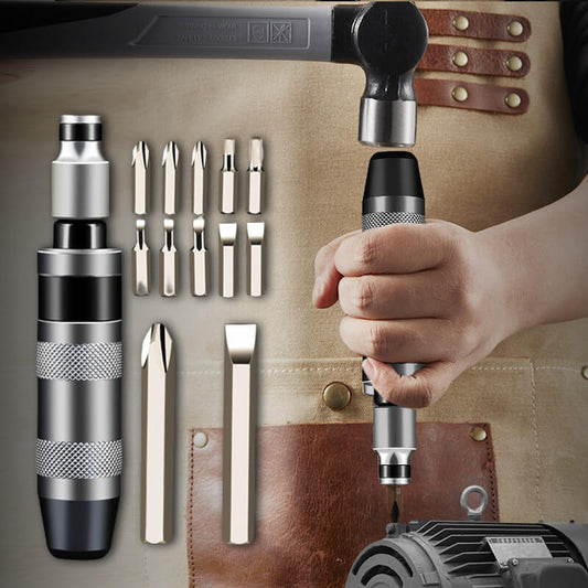 Impact Screwdriver Hammer Head Sets with Box（50% OFF）