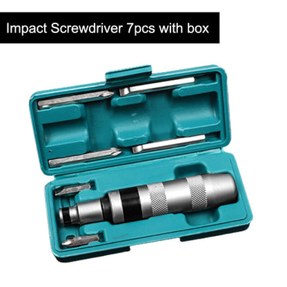 Impact Screwdriver Hammer Head Sets with Box（50% OFF）