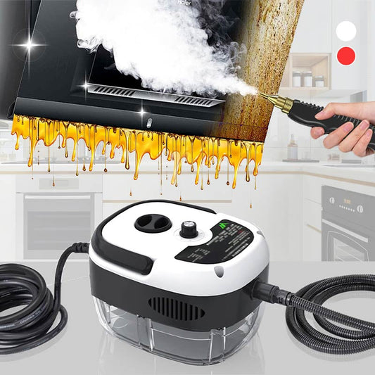 💨50% OFF NOW! 2500W Pressurized Steam Cleaner – 10-Second Heat-Up, Chemical-Free High Pressure Steam Cleaning Machine for Kitchen Grease, Bathroom Grime & Home Deep Cleaning