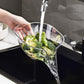 🍅50% OFF NOW! Multi-functional Drain Basket‑Transparent Handle Colander, Quick Draining Fruit Vegetable Washing Bowl for Kitchen