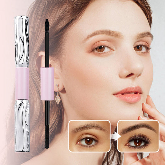 ✨50% OFF NOW! 2‑in‑1 Volumizing & Curling Mascara‑ Waterproof Clump‑Free Dual‑Ended Lash Makeup, Long‑Lasting Smudge‑Proof Lengthening Eyelash Mascara