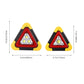 🚗50% OFF NOW! 2026 New 3‑IN‑1 Solar Emergency Triangle Warning Light, Rechargeable Roadside Hazard Warning Beacon, Multi‑Mode LED Car Breakdown Safety Warning Lamp for Night Road Emergency