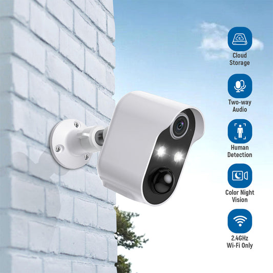 Wireless 1080P Outdoor WiFi Home Security Camera