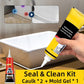 🛠️Buy 2 Get 1 Free! Multifunctional Waterproof White Caulk with Scraper‑Mold Resistant Sealant for Bathroom Sink Bathtub Tile Gap Repair