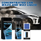 🚗✨LIMITED-TIME 50% OFF! Concentrated Car Wash And Wax Liquid, Gentle Effective Auto Cleaning Spray Kit with Cleaning Sponge & Microfiber Towel