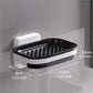 🧼50% OFF NOW! Double Layer Soap Dish with Draining Tray – Wall Mounted Self Draining Soap Holder, No Drilling Waterproof Soap Storage Box for Bathroom Shower Sink