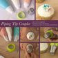 🍰50% OFF NOW! Flower Frosting Tips Nozzles Set‑Russian Piping Tips Kit, Cake Decorating Icing Nozzles for DIY Buttercream Tulip & Rose Flower Cake Decoration