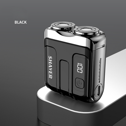 🪒50% OFF NOW ! 🧳R-18 Digital Display Mini Electric Shaver – dual floating cutter heads, USB rechargeable, pocket compact portable design. Men travel grooming essential!