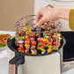🥩 Last Day Special Price £9.99 ! 🍢Air Fryer Vertical Kebab Grill Rack, 360° Rotating Skewer Stand with Free Heat Resistant Anti-Scald Gloves