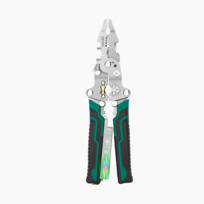 ⚡50% OFF NOW! Multifunctional Foldable Wire Stripping Scissors with Electrical Test, Multi-Purpose Electrician Pliers, Wire Cutter Stripper Crimping Tool for Electrical Wiring Repair