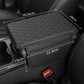 🚗50% OFF NOW! Universal Faux Leather Car Armrest Box Booster Cushion – Quilted Armrest Pad with Storage Pocket, Comfort Heightening Armrest Cover for Most Vehicles
