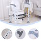 🚽50% OFF NOW! Toilet Safety Rails for Seniors‑ Height Adjustable Bathroom Toilet Assist Frame, Anti‑Slip Support Grab Bar with Paper Holder, Stability Handrail for Elderly, Disabled & Pregnant People