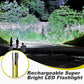 🔦50% OFF NOW! Portable Powerful Long Range Flashlight – USB Rechargeable LED Torch with Side COB Light, Waterproof Handheld Flash Light for Camping, Hiking, Emergency Use