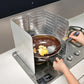 🍳50% OFF NOW! Kitchen Oil Splatter Guard Shield – Foldable Stove Wind Baffle, Heat‑Resistant Aluminum Foil Oil Splash Screen for Gas Stove Cooking