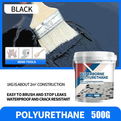 🏠50% OFF NOW! Waterborne Polyurethane Anti‑Leakage Roof Waterproof Sealant – Flexible Liquid Leak Repair Coating, For Roof, Balcony, Basement, Crack Surface Leakage Fix
