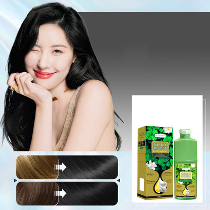 💈50% OFF NOW! Long-Lasting Plant-Based Foam Hair Dye, Bubble Mousse Hair Dye Shampoo, Easy At-Home Hair Color, Gentle Formula for Gray Hair Coverage