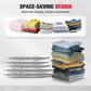 🧳50% OFF NOW! Travel Vacuum Storage Bags with Portable Electric Pump, Multi‑Size Space Saver Compression Bags, 75% Space Saving for Clothes, Bedding, Duvets for Home & Travel