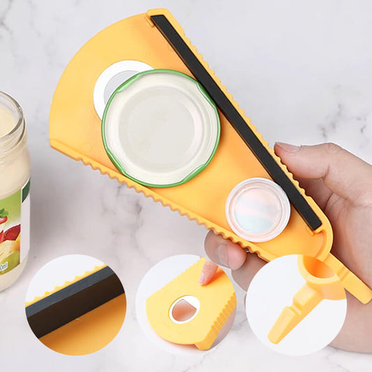 🥫50% OFF NOW! Multi-Function Jar Opener, Non-Slip Easy Grip Bottle Lid Remover for Seniors & Arthritic Hands
