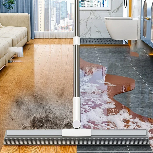 🧹 LIMITED-TIME 50% OFF! Multifunctional Floor Scraper, Flexible Silicone Squeegee Floor Cleaning Tool for Water & Dust