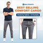 👖LAST DAY SALE ONLY £15.99‼️High Stretch Multi-Pocket Men Utility Trousers – Water Repellent, Comfort Elastic Waist, Durable Work Pants for Hiking, Fishing, Daily Casual & Outdoor Activities
