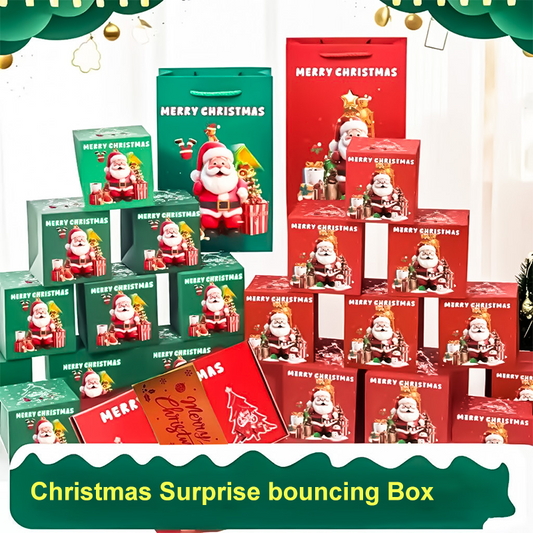 🎅50% OFF NOW! Pop Up Surprise Christmas Gift Boxes‑Exploding Bouncing Surprise Box Set, Merry Christmas Gift Packaging for Holiday Present