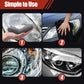 🚗50% OFF LIMITED TIME! Car Headlight Restoration Cream Kit, Fast Polishing Cleaner for Yellowed Foggy Oxidized Headlights, Restore Clear Shiny Headlamp, Boost Night Driving Brightness