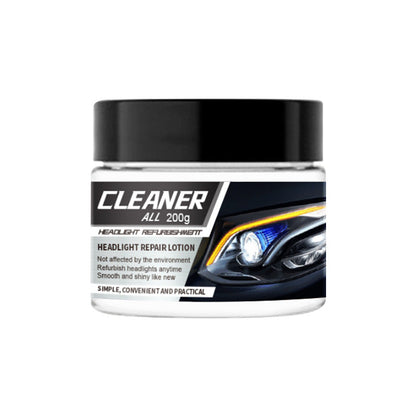 🚗50% OFF LIMITED TIME! Car Headlight Restoration Cream Kit, Fast Polishing Cleaner for Yellowed Foggy Oxidized Headlights, Restore Clear Shiny Headlamp, Boost Night Driving Brightness