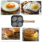 🍳50% OFF NOW! 4-Hole Non-Stick Egg Frying Pan – Multi-Cavity Breakfast Omelette Pancake Maker for Home Kitchen