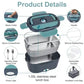 🍱50% OFF NOW! Electric Heated Lunch Box‑ 1.5L PTC Fast Heating Stainless‑Steel Food Container, Dual‑Voltage Leak‑Proof Portable Food Warmer for Home & Car Use
